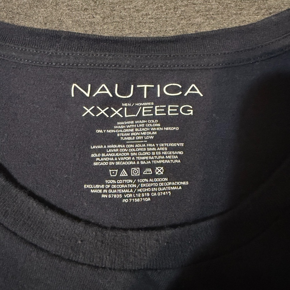 Nautica Men's Dark Blue Marlin Graphic Tee - Picture 3 of 4